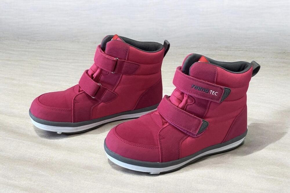 Reima Patter Waterproof Winter Boots Raspberry Pink Youth Size 4-4.5 US/36 -EUC!